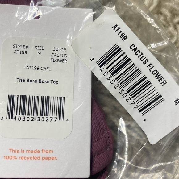 NWT Andie Swim The Bora Bora Top in Cactus Flower Size M UPF 50+ Sun Protection - Picture 9 of 9